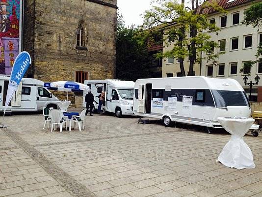 Wohnwagen Bodenburg - Aussteller auf der Automeile in Hildesheim an 03