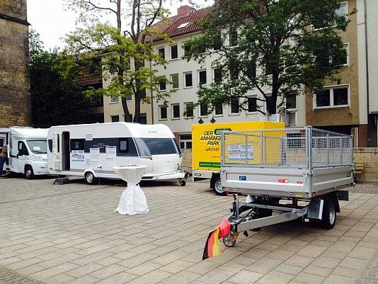 Wohnwagen Bodenburg - Aussteller auf der Automeile in Hildesheim an 03